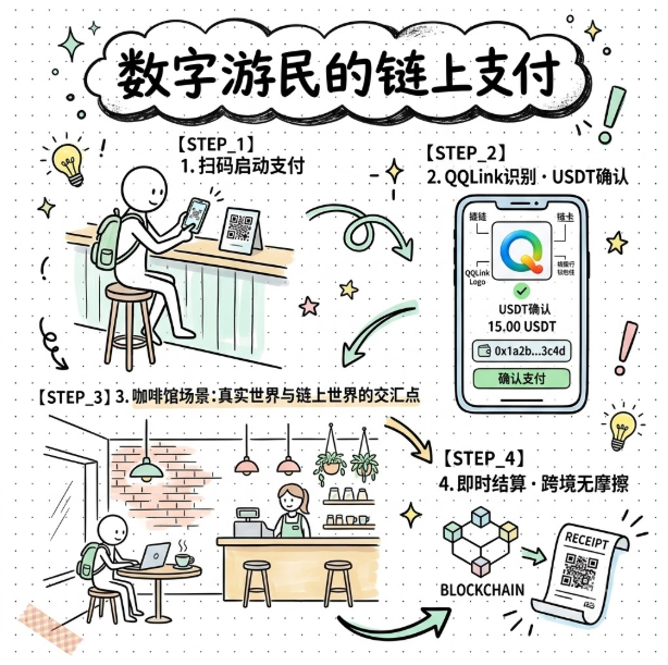 USDT支付进入批发市场：QQLink让跨境采购更高效