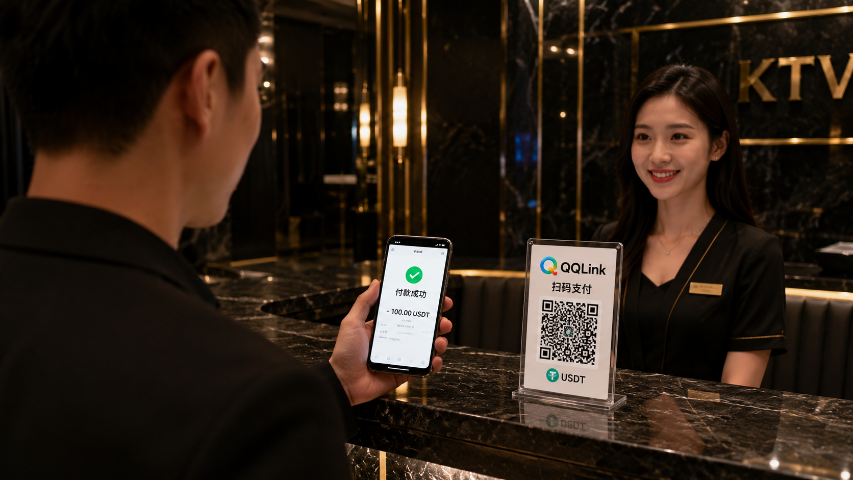  QQLink USDT線下掃碼支付上線！馬來西亞華人消費新玩法