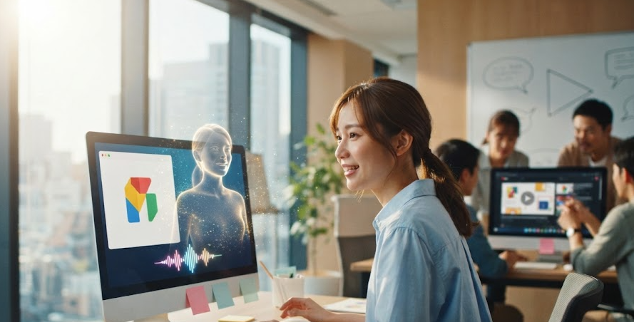 51 Google Vids加入AI數位分身,辦公工具開始搶影片市場