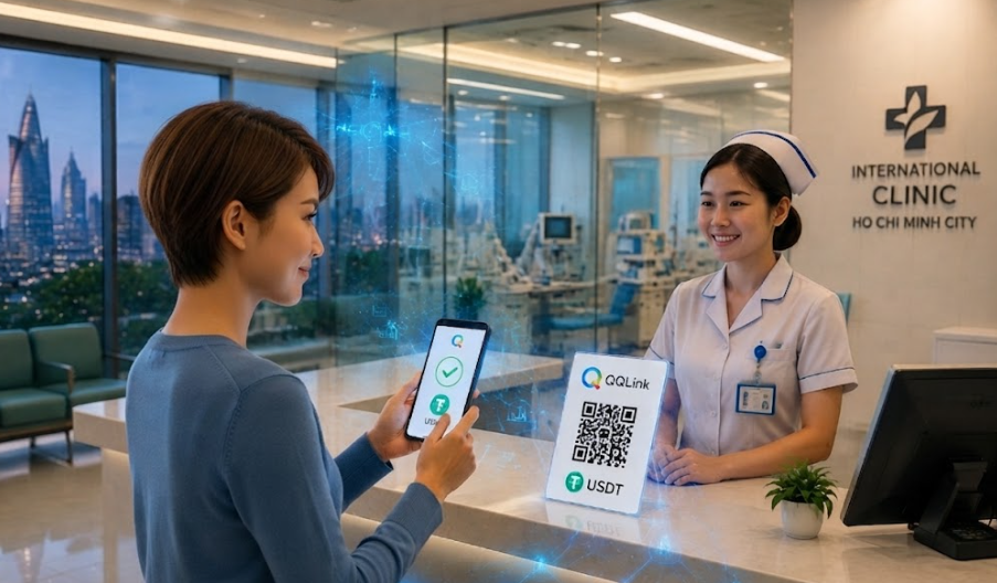 38 越南私人診所支付新選擇!QQLink USDT掃碼支付來了