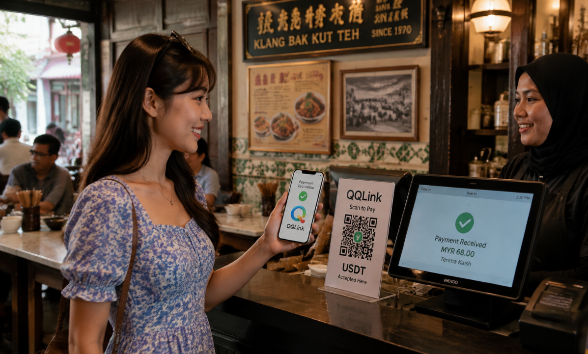QQLink賦能全球消費：USDT掃碼支付,重新定義數位游民生活