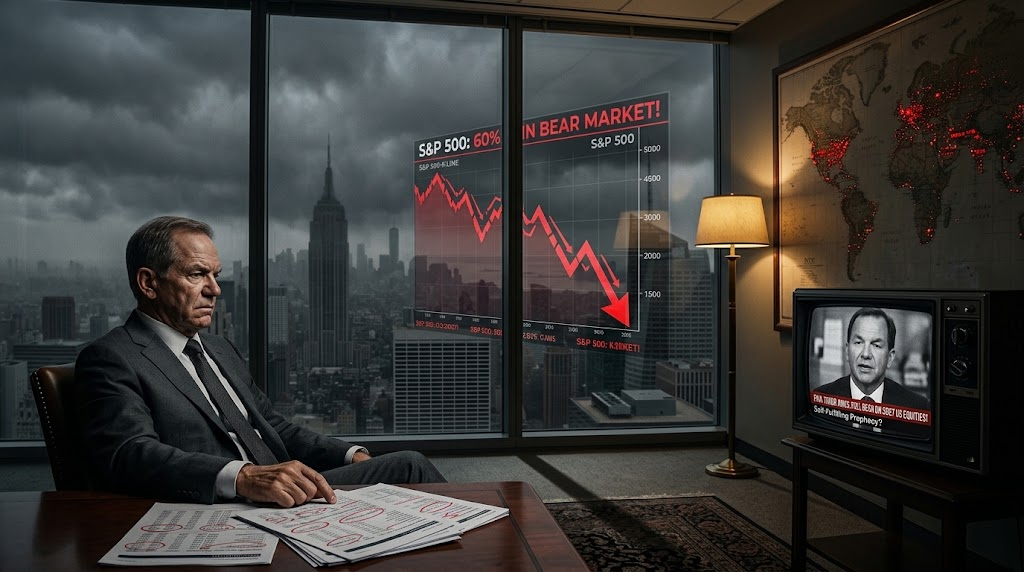 標普60%股票步入熊市！Paul Tudor Jones全面看空2027美股