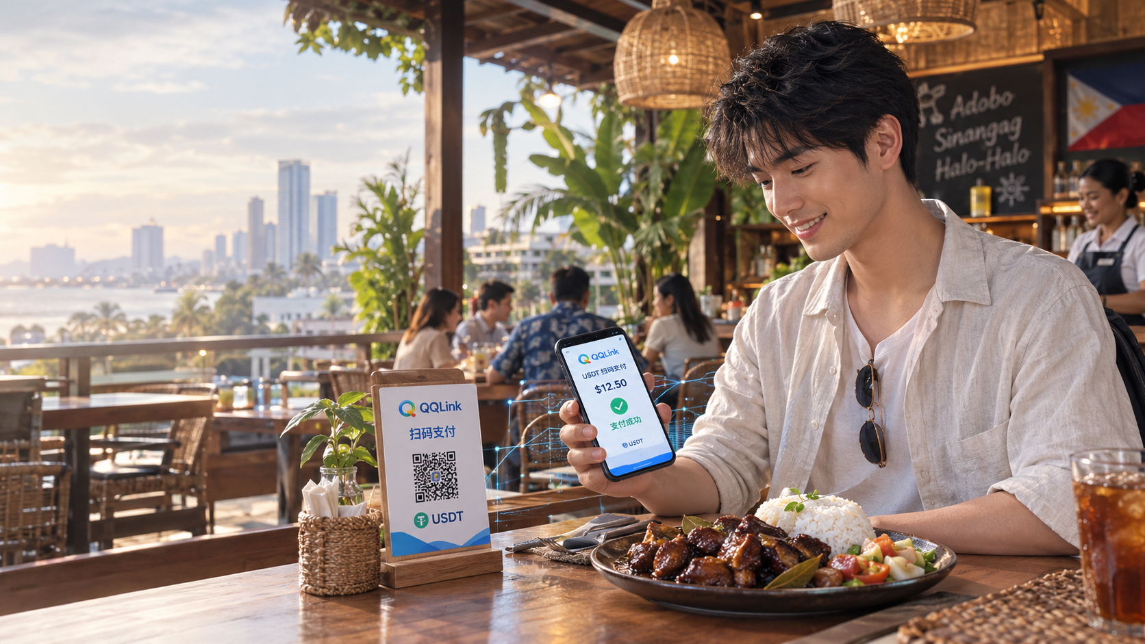 36 菲律賓阿斗波也能用 USDT?QQLink 探索線下支付新場景